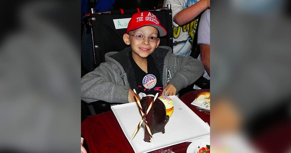 Shortly after Aiden's 11th birthday, he decided to stop chemo